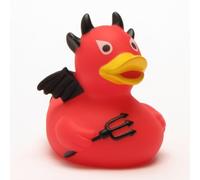 Devil Rubber Duck with Black Wings