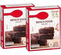 Devil’s Food Chocolate Cake Mix 425g, Pack Of 2, Rich, Moist, Indulgent Chocolate Cake Mix Bundle for Baking Cakes, Cupcakes & Desserts - Easy to Use, Perfect for Birthdays