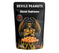 Devil’s Peanuts - Ghost Pepper Supreme | Extreme Spicy Peanut Snack with Very Hot Chilli Heat | Fiery Crunchy Nuts for Chilli Lovers, Party Snacks & Gifting