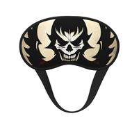 Devil Satan Blackout Sleep Mask,Soft Polyester, Anti-Light, Stylish,Suitable for Men and Women,for Daily Work and Outdoor Travel.