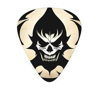 Devil Satan Multi-Thickness Guitar Pick Set 12 Pieces Clear Tone Comfortable Feel Strong Wear Resistance And Toughness Comes With Transparent Box