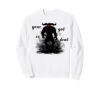 Devil Satan Nine Metalhead Comic Con Inch Lucifer Hell Nails Sweatshirt