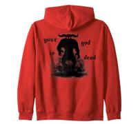 Devil Satan Nine Metalhead Comic Con Inch Lucifer Hell Nails Zip Hoodie