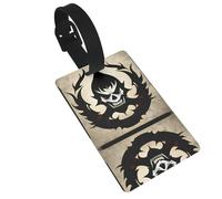 Devil Satan Prints Luggage Tags are Lightweight Easy to Use and Quick to Identify for Travel Suitcases, and Duffel Bags.
