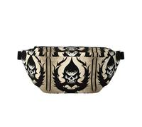 Devil Satan Running Waist Pack-No-Bounce Phone Holder for Gym, Waterproof Crossbody Bum Bag with Adjustable Strap