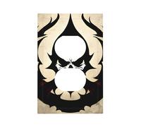 Devil Satan Unbreakable Polycarbonate Switch Plate-Modern 1 Gang Light Cover for Home Office with Matching Screws