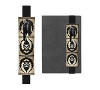 Devil SatanPrinted Leather Pencil case Bookmark, Dual-Purpose, Suitable for Marking journals, Diaries, Manuals, etc.