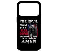 Devil Saw Me With My Head Thought He'd Won Until I Said Amen Case for iPhone 17 Pro