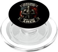 Devil Saw Me With My Head Thought He'd Won Until I Said Amen PopSockets PopGrip for MagSafe