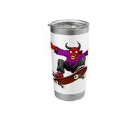 Devil Skateboarder Stainless Steel Insulated Tumbler
