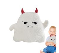 Devil Stuffed Toy - Figure, Creepy Pillow | Gothic Halloween Plush Doll, Evil Ghost Kids Children, Spooky Home Decor, Haunted House Props, Horror Collectible, Fun Scary
