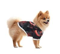 Devil Warrior Mask Cute Dog and Cat T-Shirt - Soft and Breathable Pet Apparel for Small to Large Dogs and Cats