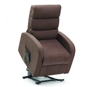 DeVilbiss Healthcare Three Tier Fabric Riser - Dual Motor Recliner - Comfortable and Convenient Recliners - Flexible Seating Recliner (Chocolate)