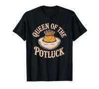 Deviled Egg Queen Southern Potluck Hero Food Cook Platter T-Shirt