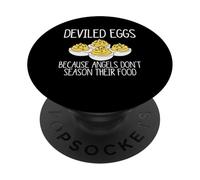 Deviled Egg Thanksgiving Becase Angels PopSockets Adhesive PopGrip