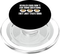 Deviled Egg Thanksgiving Dont Ask Dumb Questions PopSockets PopGrip for MagSafe