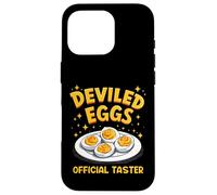 Deviled Eggs Official Taster Funny Thanksgiving Foodie Case for iPhone 16 Pro