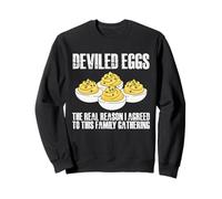 Deviled Eggs The Real Reason Thanksgiving Sweatshirt