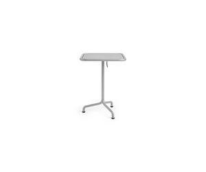 Deville Table 55x55 Silver Grey