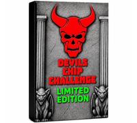 DEVILS CHIP CHALLENGE® - Carolina Reaper Hot Chip Challenge - World’s Hottest Tortilla Chip - Extreme Spicy One Chip Challenge - Limited Edition