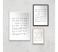 Devils Dumplings Giclee Art Print - A4 - White Frame