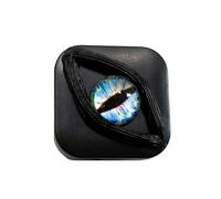 Devil's Eye Contact Lens Case, Portable Contact Lens Box Leak-Proof Case for Color, Compact Travel Organizer for Halloween, Cosplay and Storage Needs, No Lens