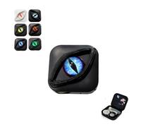 Devil's Eye Contact Lenses Box, Color ContactLens Removal Kit, Portable Contact Lens Case For Travel Kit Box, Fancy Halloween Gifts Eyes PersonalityBox, Eyes Storage Travel Portable Lens B-ox