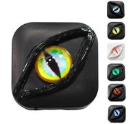 Devil's Eye Contact Lenses Box Color Portable Contact Lens Kit Case for Travel Halloween Kits Case, Color Lens, Box Kits Portable Storage Le-ns Travel No Fancy Fancy Kit