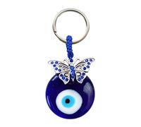 Devil's Eye Key Ring, Blue Eyes Keychain, Keychains with Bright Color and Scratch-Gift for Family Friends Colleagues