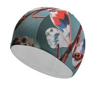 Devil's Flower Mantis Swim Cap for Women Men Swimming Hat Bath Waterproof Pool Caps for Long Thick Curly Hair