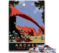 Devils Garden Utah Jigsaws Puzzles 1000 Pieces for Adults Gifts, Challenging Difficult Deal As Gifts for The Whole Family 1000pcs(50x75cm)