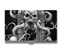 Devils Gate Skulls Business Card Case Slim Card Holder