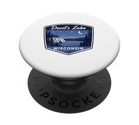 Devils Lake Wisconsin Nature Scenic Outdoor Adventure Travel PopSockets Adhesive PopGrip