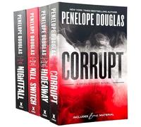 Devil's Night Series By Penelope Douglas 4 Books Collection Set (Corrupt, Hideaway, Kill Switch & Nightfall)