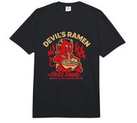 Devil's Ramen Hell's Empty Cute Demon Noodle Eater Comfort Colors Adult Heavyweight T-Shirt