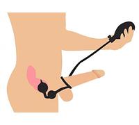 XR Master Series Devils Rattle Inflatable Anal Butt Plug & Cock And Ball Ring