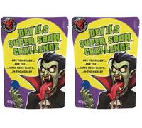 Devils Super Sour Challenge Candy - Extreme Sour Sweet Gift Box (6 Pack) | Fun Party Challenge Sweets for Kids & Adults | Halloween, Christmas & Birthday Gag Gift