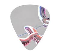 Devil's tentacles Printed pick set - 12 pieces, thin, medium and thick guitar picks, suitable for guitar, bass, electric guitar and ukulele