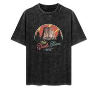 Devils Tower Close Encounters Third Kind Men's T-Shirt Unisex Black Cotton Print Tee Shirts M