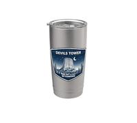 Devils Tower Wyoming National Park Hiking Camping Adventure Stainless Steel Insulated Tumbler