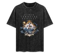 Devin Townsend Project Transcendence Men's Summer Casual Wash Tee Tops Size XL Black