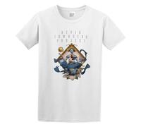 Devin Townsend Project 'Transcendence' Unisex T-Shirt Printed Tee White Mens Top Shirt XL