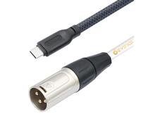 Devinal USB C to XLR Cable, Smartphone/Laptop to XLR Male Output Cable for Amplifier, Speaker, Mixer Console, etc 10 FT