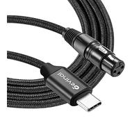 Devinal XLR to USB C Cable, Upgrade USB C Microphone Cable USB Type-C to XLR Female Cord Connector Adapter Compatible with Sumsung Google Huawei Xiaomi USB Type-C Devices Smartphone or MacBook 10 FT