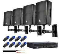 Devine Axeo Installation Set Incl. 4x 8" Passive Speakers and Amplifier
