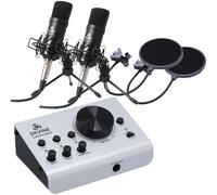 Devine Centro 2i2o Bundle with 2x M-Mic XLR + Pop Filters