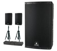 Devine Onyx 12A Speakers + Speaker Stand Kit