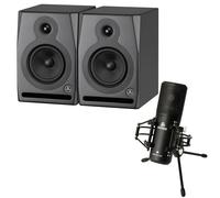 Devine RX-5A Studio Monitors (Set of 2) + Devine M-Mic PRO USB BK Microphone