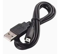 DevineStudio® 1M USB Charger Cable Compatible for Nintendo New 3DS / 3DS & XL/Latest 2DS & 2DS XL / 2DS / DSi & DSiXL Black Quality Compact Strong Power Only