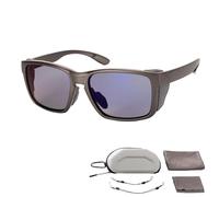 Devinuman Fishing Glasses, FishingGlasses See Through Water, Unisex Non-Slip Detachable Wings for Men& Women (Gray)